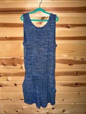 GAP Heathered Blue Sleeveless Knit Top